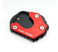 OJAMWXZU Piastra Cavalletto Moto per H&Onda NC 750 NC750/S NC750X NC750D Integra Accessori per Moto Cavalletto Laterale Estensione Cavalletto Piastra di Estensione(A Red)