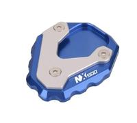 OJAMWXZU Piastra Cavalletto Moto per H&Onda NX500 NX 500 NX400 NX 400 2024-2025 Moto CNC Cavalletto Piede Cavalletto Laterale Estensione Pad Piastra di Supporto(Blue-NX500)