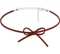 OJERRY Collana girocollo con fiocco in pelle scamosciata, gioielli da donna, semplici collane con fiocco estetico, regali romantici per donne roba alla moda per ragazze adolescenti nei loro 20 anni