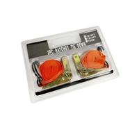 OJHFJMGH Cinghia a cricchetto， 1-4 Pezzi 2,5 m/4, m Cinghia di Fissaggio Auto a cricchetto Corda Tensione Moto Bici Trasporto Bagagli Borsa da Traino stendibiancheria Elementi(A)