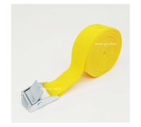 OJHFJMGH Cinghia a cricchetto， Cinghie di carico da 2 m con Fibbia, Cinghia Fissaggio for Moto, Auto, Bicicletta, Corda Traino in Metallo, Robusta a cricchetto for Bagagli(1x Yellow)