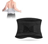 OJHFJMGH Cintura di Sostegno Lombare, Supporto for la Vita, Sollievo dalla traspirabilità Portatile for Il Mal di Schiena, Terapia Magnetica autoriscaldante for ernia del Disco(Black,S)