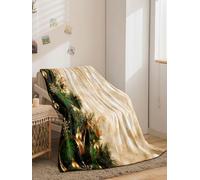 OJHFJMGH Coperta, Coperta in Pile Color Champagne, soffice e Super Calda, Coperta Plaid for l'inverno(130 cmx150 cm)