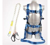 OJHFJMGH Imbracatura di Sicurezza, Imbracatura di Sicurezza for Tutto Il Corpo con Protezione anticaduta, Set Corde for coperture, Accessorio for Fune for Corpo/a