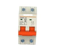 OJHFJMGH Interruttore Automatico ad Aria ， Interruttore Automatico 2P 120V CC Batteria Minima Auto Interruttore CC MCB 16A 25A 32A 40A 63A Corrente di interruzione 4000A(32a)