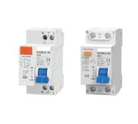 OJHFJMGH Interruttore Automatico ad Aria ， Interruttore differenziale DZ30LE 230V 1P+N con Protezione da sovracorrente e cortocircuito RCBO MCB 6-63A(20A)