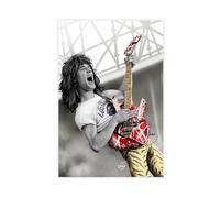 OJHTDB Poster su tela di Eddie Van Halen 1984, decorazione per camera da letto, ufficio, camera da letto, regalo, 50 x 75 cm
