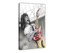 OJHTDB Poster su tela di Eddie Van Halen 1984, decorazione per camera da letto, ufficio, camera da letto, regalo, 50 x 75 cm
