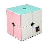 OJIN MoYu MoFang JiaoShi Meilong Bright Pink Series Cube Meilong2 2x2x2 Cube Stickerless Cubing Classroom Meilong Forsted Surface Puzzle Cube