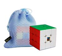 OJIN MoYu MoFang JiaoShi Meilong M Cubo 3x3 Cubo Cubing Classroom Meilong 3 M 3x3x3 Rompicapo Rompicapo Puzzle cubo con un sacchetto cubo (3x3 Senza Adesivo)