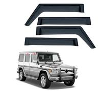 Ojklv Deflettori d'Aria Antiturbo per Mercedes Benz W463 Classe G 2004-2018, Anteriore E Posteriore Finestrini Laterali Visiera Antivento Antipioggia Auto Deflettore