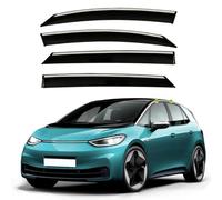 Ojklv Deflettori d'Aria Antiturbo per VW ID3 2021-2024, Anteriore E Posteriore Finestrini Laterali Visiera Antivento Antipioggia Auto Deflettore