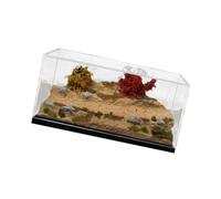 OJREEUB 1/64 Modello Mountain Road Scene Regali per Auto Modello Figure Giocattolo Scena Veicolo