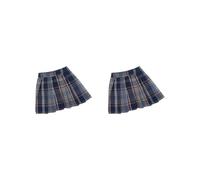 OJREEUB 2 set di 1/6 donne gonna corta vestiti fatti a mano bambola per 12 pollici figure corpo bambola modello blu scuro, 6,5 cm
