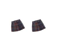 OJREEUB 2 set di 1/6 donne gonna corta vestiti fatti a mano bambola per 12 pollici figure corpo bambola modello rosso, 6,5 cm
