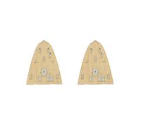OJREEUB 2 set di ponte in legno per 1/350 HMS Ark Royal Aircraft Carrier 65307 parti modificate