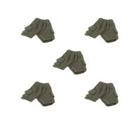 OJREEUB 5 set di 1/12 Scala Pantaloni corti fatti a mano vestiti per bambole per 6 pollici Action Figure Dress up
