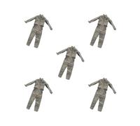 OJREEUB 5 set di 1/6 combattente generale retrò fatti a mano vestiti bambola per 12 pollici Figure Accs