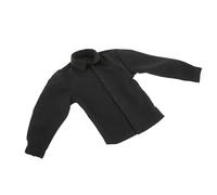 OJREEUB Camicia formale maschile in scala 1/6 per 30,5 cm action figure maschili Hot Toys nero