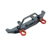 OJREEUB Parti di aggiornamento del paraurti anteriore del metallo per WPL C14 C24 1/16 RC Car Titanium, 122x31mm