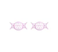 OJREEUB Supporto per maschera 3D in silicone per proteggere il rossetto per maschera fresca più spazio riutilizzabile rosa, 2 set di (rosa), 18x8.7x3.6cm