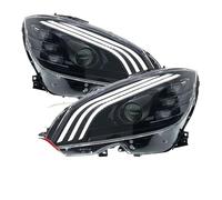 OJTEMHBH Gruppo Fari Anteriori Assy Per Benz Per W204 Per C300 C260 C200 2007-2010 Auto Fari Anteriori LED Faro DRL Indicatori Di Direzione Accessori Gruppo Fari(For Original Halogen)
