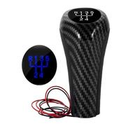 OJTEMHBH Pomello Cambio Auto Per BMW F30 E60 E90 E46 E34 E39 Per X1 E84 X4 F26 M3 M4 M5 Parti Interne Per Auto 5 6 Pomello Del Cambio Velocità LED Luce Leva Del Cambio Palla Testa DellaLeva Cambio(C)