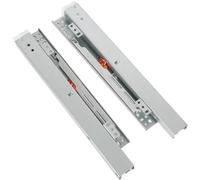OJTOJT Guide per cassetti, completamente estraibili, guide telescopiche, montaggio a pavimento, in acciaio laminato a freddo, Carico 40 kg, 20/25/30/35/40/45/50/55 cm, a scelta, per cassetti da cucina