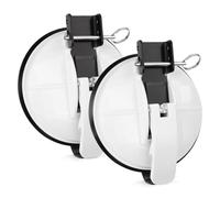 OJTOJT Supporto per Tenda, 2 Pezzi Supporti per Tenda da Sole, Compatibile con T-hule, F-iamma, D-OMETIC, V-W T6 T5 T4 T6.1, F-ORD N-ugget, V-Ans | Accessori per Campeggio, Camper, Roulotte（Bianco）