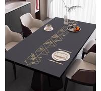 Ojtuyht Premium Waterproof Oil-Proof Heat-Resistant Table Protector Mat, Durable Dining Room & Vanity Desk Cover, Customizable For Home & Office Use(E,60 * 100CM)