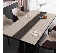 Ojtuyht Premium Waterproof Oil-Proof Heat-Resistant Table Protector Mat, Durable Dining Room & Vanity Desk Cover, Customizable For Home & Office Use(A,85 * 135CM)