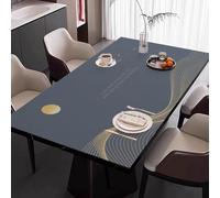 Ojtuyht Premium Waterproof Oil-Proof Heat-Resistant Table Protector Mat, Durable Dining Room & Vanity Desk Cover, Customizable For Home & Office Use(D,85 * 135CM)