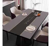 Ojtuyht Premium Waterproof Oil-Proof Heat-Resistant Table Protector Mat, Durable Dining Room & Vanity Desk Cover, Customizable For Home & Office Use(F,80 * 130CM)