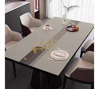 Ojtuyht Premium Waterproof Oil-Proof Heat-Resistant Table Protector Mat, Durable Dining Room & Vanity Desk Cover, Customizable For Home & Office Use(C,90 * 140CM)
