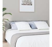 Ojtuyht Testiera Letto Grigio Sonoma 200x1.5x80 cm in Legno Ingegnerizzato Multistrato per Camera da Letto Moderna, Design Elegante e Facile da Pulire, Testiera a Muro per Letti