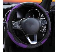 OJYGATA Coprivolante in Pelle per Ren-auit Kangoo, Copri per Volante Microfibra, Copertura Protezione Volanti Traspirante per Uomo e Donna,Purple