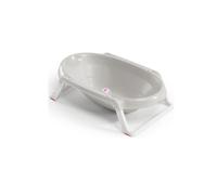 OKBABY Onda Slim Vaschetta Pieghevole per il Bagnetto del Neonato, 0-12 Mesi, Bianco