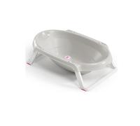 OKBABY Onda Slim Vaschetta Pieghevole per il Bagnetto del Neonato, 0-12 Mesi, Bianco