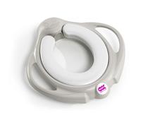 Ok Baby Pinguo Riduttore Wc con Manici e Morbida Seduta Colore Grigio