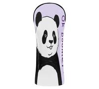 Ok Boomer Panda - Set di coperture per mazze da golf, accessori in pelle di alta qualità con etichette numeriche, per driver ibridi e boschi da fairway, regali per uomini