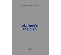 ok, here's the plan - 2026 Planner | Monthly & Weekly Productivity Agenda | Notes & To-Do Lists