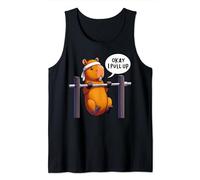 Ok I Pull Up Capybara Divertente Capybara Palestra Amante Fitness Meme Canotta
