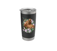 OK I PULL UP Divertente Capybara Foto realistica Meme colibrì Bicchiere termico in acciaio inox doppia parete