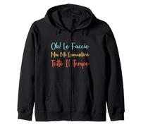Ok Lo Faccio Ma Mi Lamenterò Tutto Il Tempo Frase Divertente Felpa con Cappuccio
