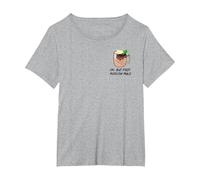 Ok, ma Prima Moscow Mule - Amante - Amo la Bevanda Preferita Maglietta, Donna Plus-Size, Grigio Melange, 3X