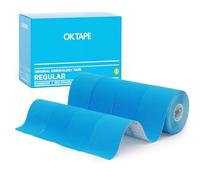 OK TAPE Kinesiologico tape 5cm x 5m, Nastro Atletico Terapeutico Elastico Resistente, Senza Latex, Antidolore, Recupero Lesioni, per il ginocchio, articolazioni, supporto muscolare(4 Rotoli, Blu)