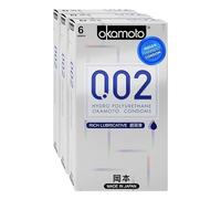 Okamoto 0.02 Japan's Best Thinnest Predom & Super Strong (confezione da 3, 6s)