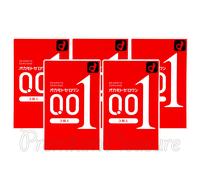 Okamoto 001 Zero One Profilattici Ultra Sottile Poliuretano 0.01 Giappone 1-3 Pz