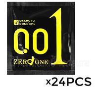 Okamoto 001 Zero One Profilattici Ultra Sottile Poliuretano 0.01 MM Giappone