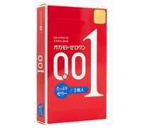 Okamoto 001 Zero One Rich Lubrificante Condoms Ultra Sottile 0.01mm Japan Box 3